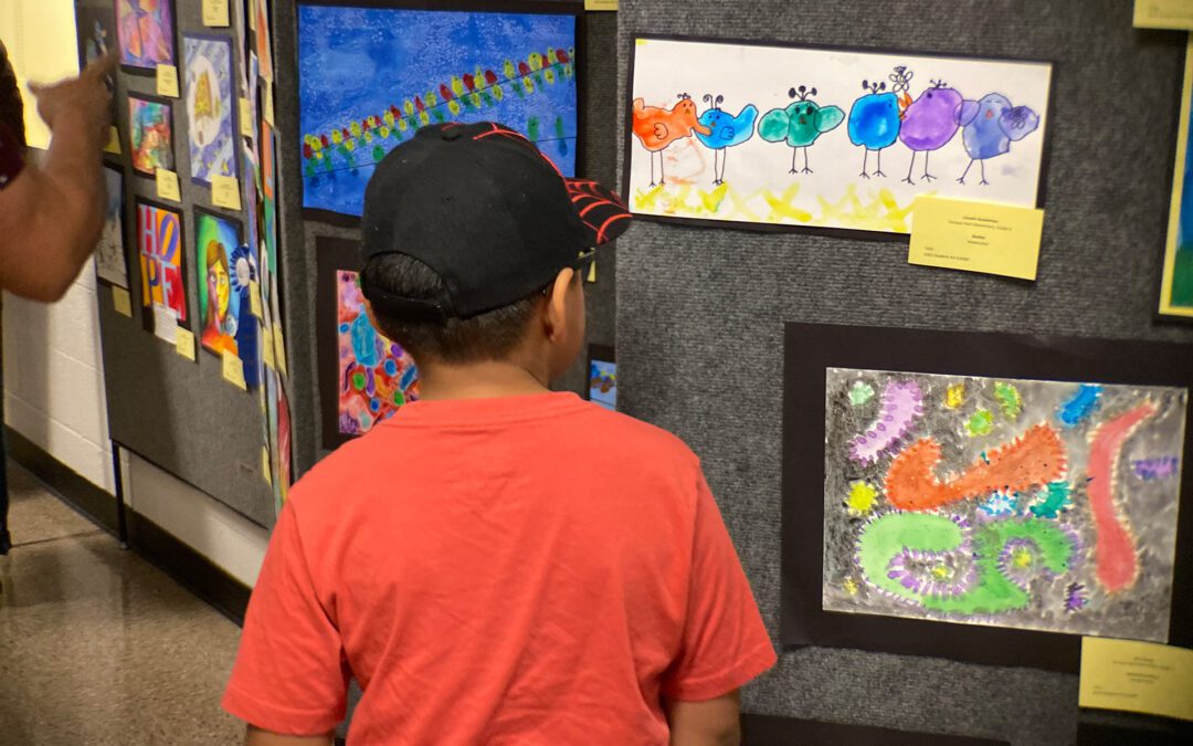 Student art is part of the Edmonds Arts Festival